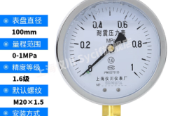 赤峰防震压力表厂家电话号码