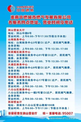 市北燃气公司电话服务-第1张图片